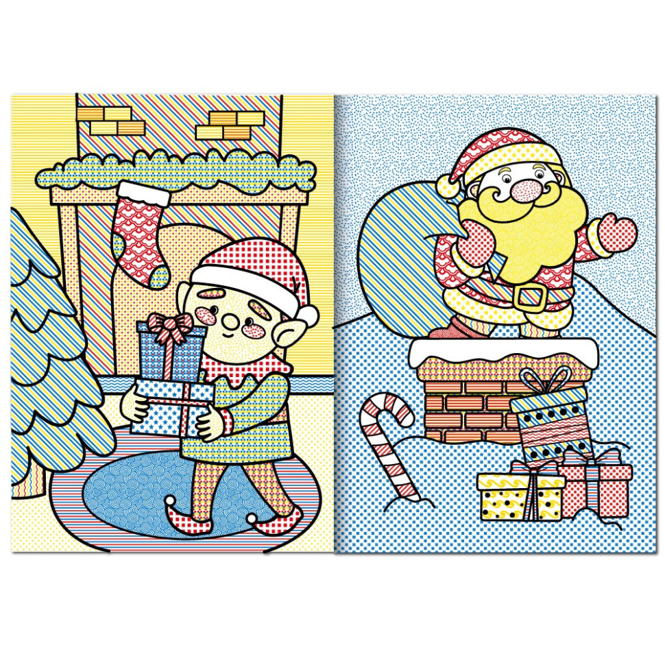 Детская аква-раскраска с водным маркером 