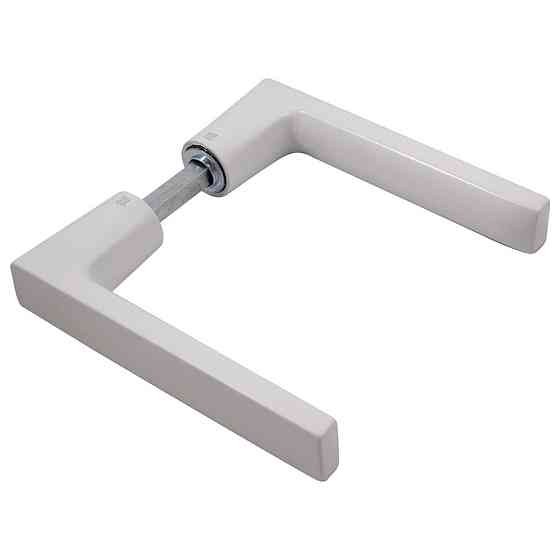 Дверна ручка на розетті Nuda Baar білий матовий R ф/з Київ