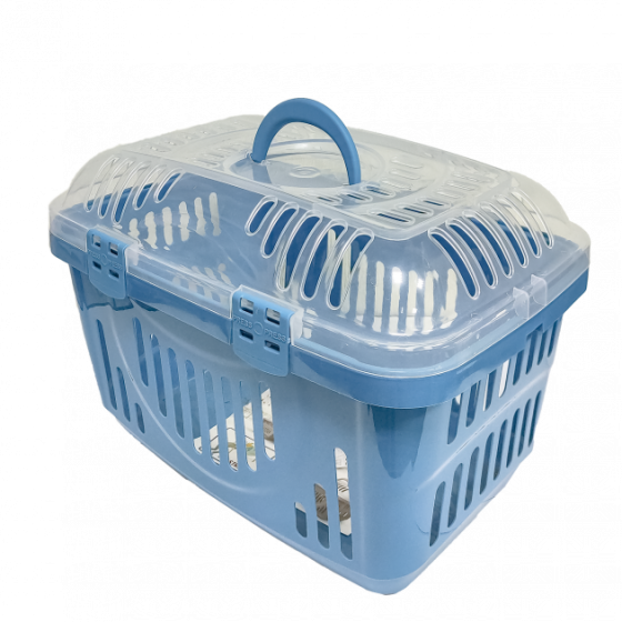 Контейнер-переноска Rocket Transparent з верхнім прозорим відкриттям, розмір 49 x 33 x 33 см Вінниця