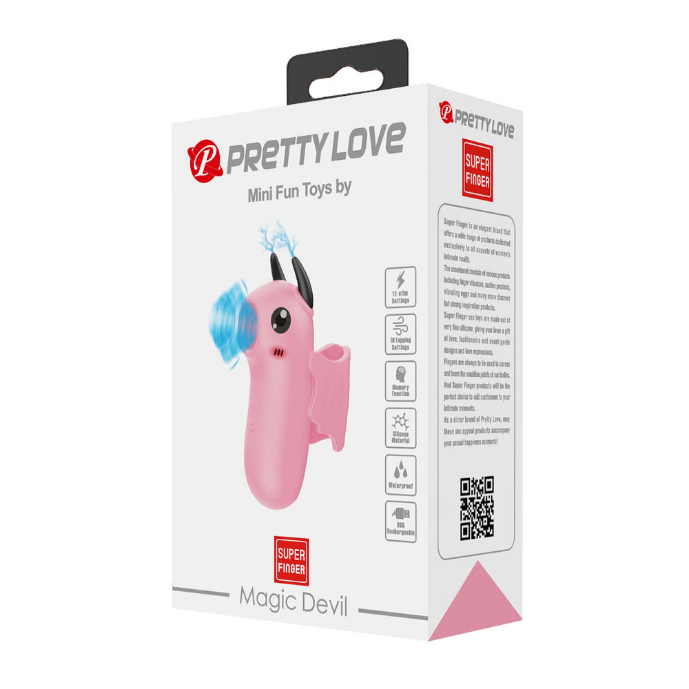 Вибростимулятор PRETTY LOVE MAGIC DEVIL, 10 thrusting settings 1 electric shock function Sex Aura Киев - изображение 2