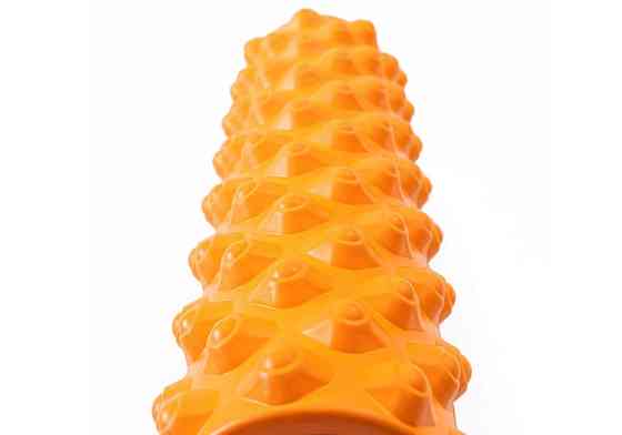 EasyFit Масажний ролик EasyFit Grid Roller Extreme 45 см Помаранчевий Коломия