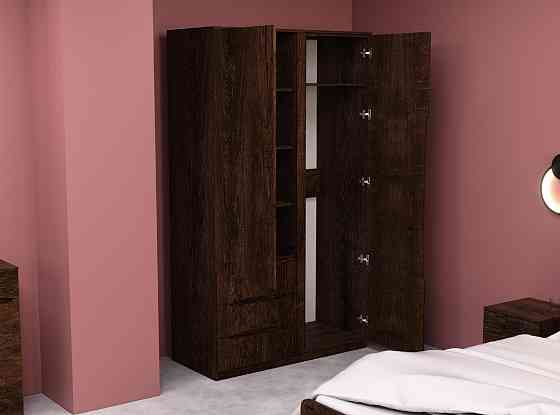 Шкаф Дельта 1, Дуб Конкордия, 1200х550х2100 Львов