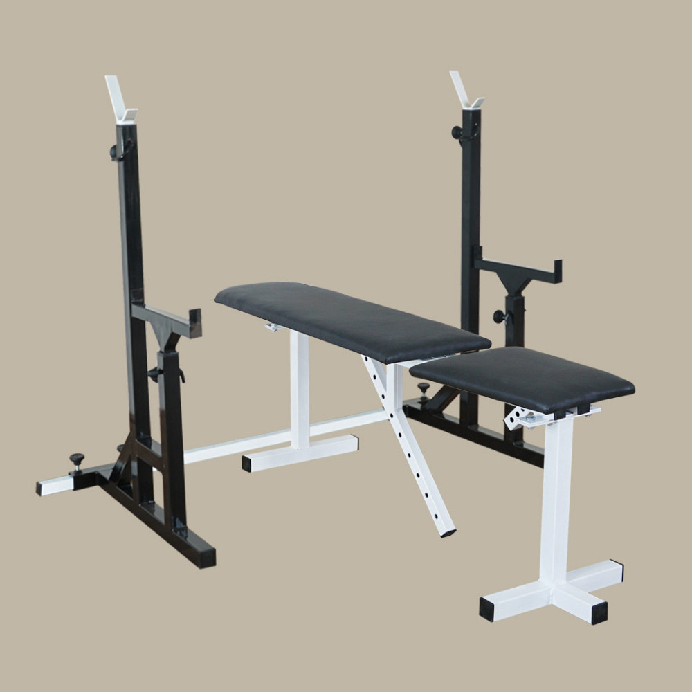 Скамья для жима регулируемая до 200 кг + стойки под штангу со страховкой до 200 кг Киев - изображение 2