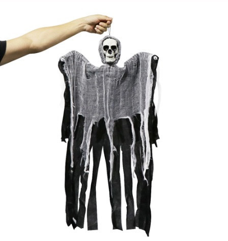 Гирлянда привидение для Хэллоуин 90 на 60 см черно-белый Киев - изображение 1