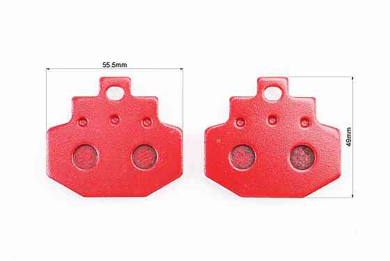 Гальмівні колодки дискові PIAGGIO-Vespa Super Hexagon GTX 125/180 к-кт червоний Київ