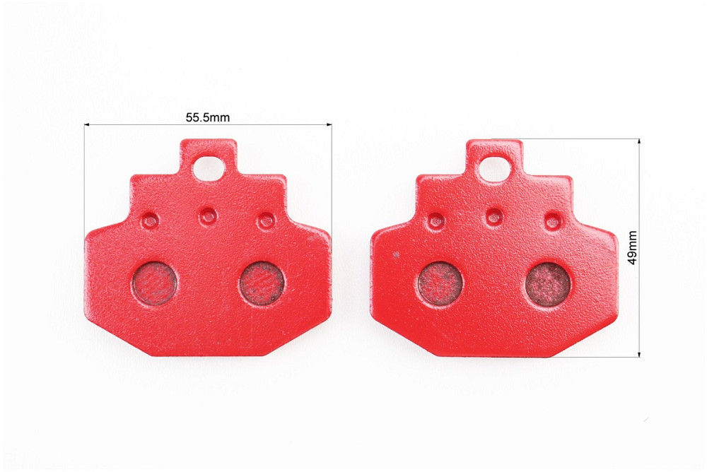 Гальмівні колодки дискові PIAGGIO-Vespa Super Hexagon GTX 125/180 к-кт червоний Киев - изображение 2