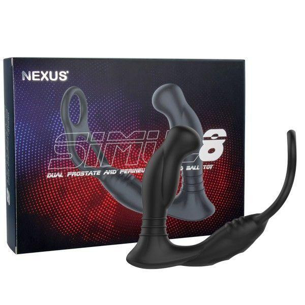 Стимулятор простаты Nexus SIMUL8 Prostate Stimulator с эрекционным кольцом и двумя моторами Sex Aura Киев - изображение 2
