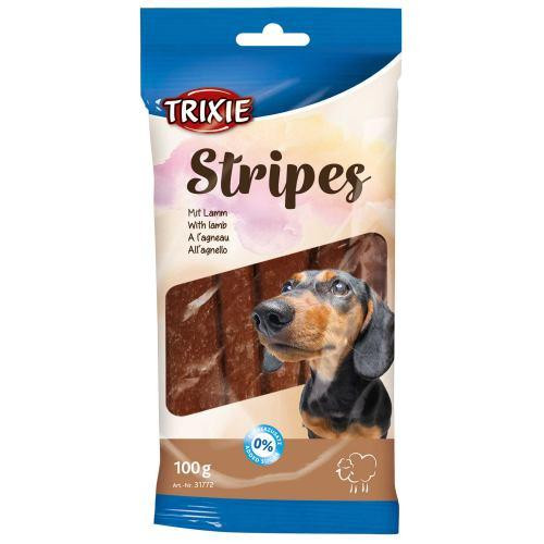 Ласощі Trixie Stripes для собак полоски з ягням 100 г Київ - фото 1