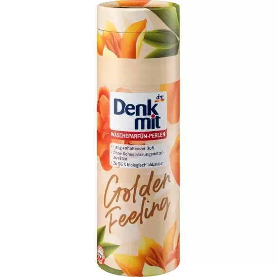 Ополіскувач Парфум для прання Золоте відчуття Denkmit, 275 г (Німеччина) Denkmit Wäscheparfüm Perlen Golden Feeling, 275 g Київ - фото 1