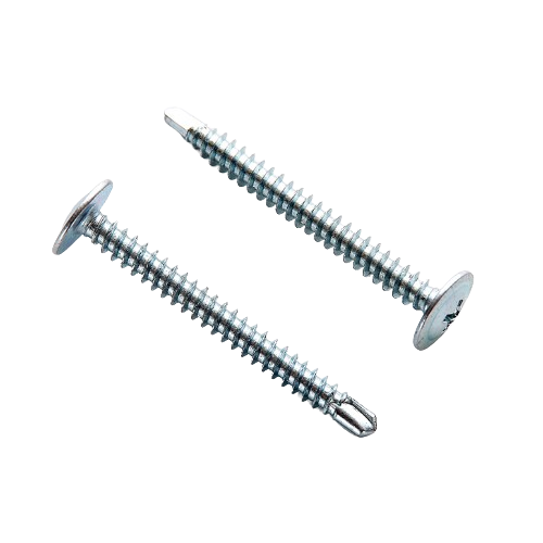 Саморіз з прес-шайбою зі свердлом 4,2*51мм цинк білий 100шт/уп APRO Житомир - фото 1