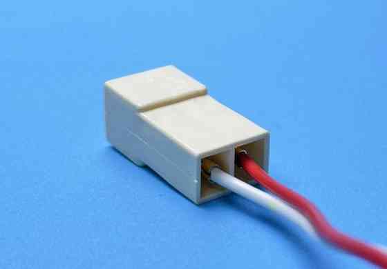 Разъём  ПАПА (внешний)   на 2 контакта, клемма 6,3 мм Харьков