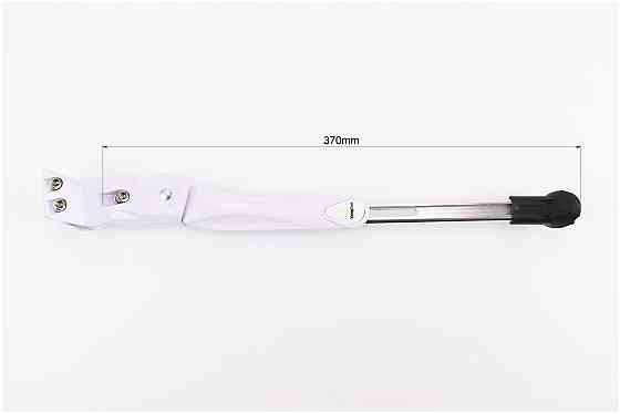 Підніжка бокова задня телескопічна для 24"- 29", кріплення за перо рами, алюмінієва, біла Київ