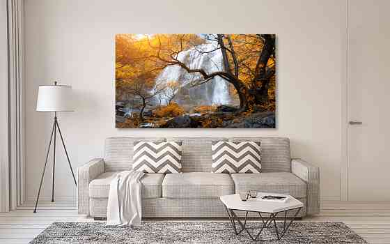 Картина холст в гостиную / спальню   Водопад   MLP_150 Киев