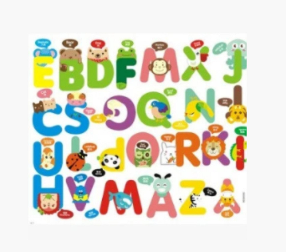 Декоративна наклейка Англійська абетка Київ - фото 2