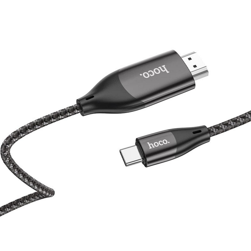 Кабель для відео відеокабель HOCO UA16 Type-C - HDTV HD on-screen cable, колір металево-сірий 6931474755025 Одеса - фото 4