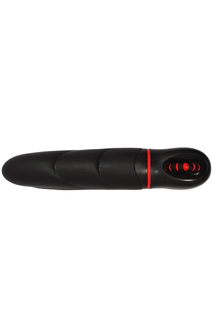 Вібратор з оригінальним дизайном і ребристою поверхневістю AMOR BIG VIBRATOR ANGELUS Black (Застосунок НЕ Sex Aura Київ - фото 3