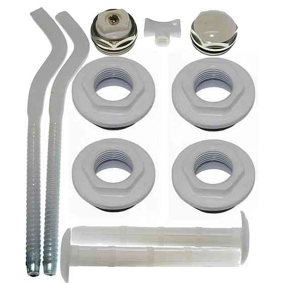 Комплект футорок секційного радіатора CRISTAL NR-2013 1/2″ з 2-кронштейнами (HT 405) (000002010) Київ