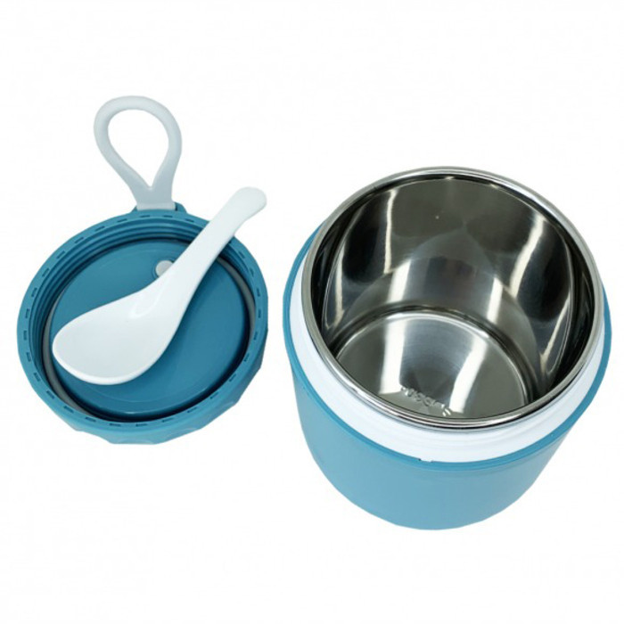 Ланчбокс з ложкою MGZ-0122(Blue) 430 мл Вінниця - фото 2