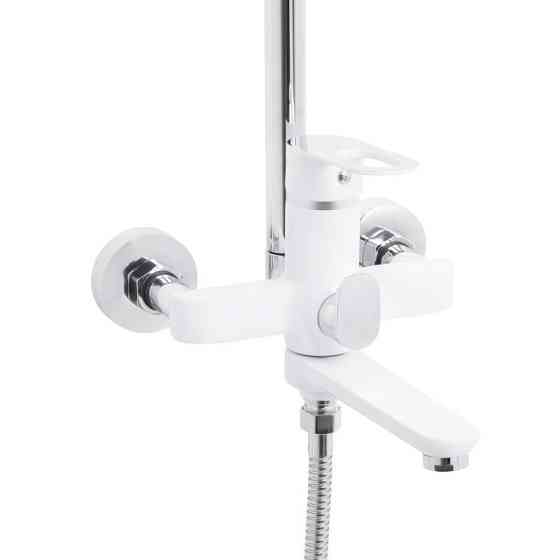 Душевая система универсальная Lidz Latwa 1031 на три потребителя (с изливом) (k35) White LDLAT1031WHI48994 Киев