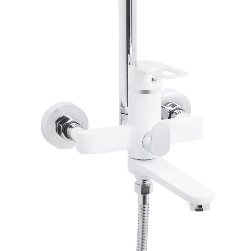 Душевая система универсальная Lidz Latwa 1031 на три потребителя (с изливом) (k35) White LDLAT1031WHI48994 Киев - изображение 3