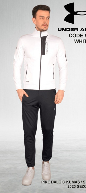 Мужской эластиковый спортивный костюм,ткань структурная лакоста Киев - изображение 4