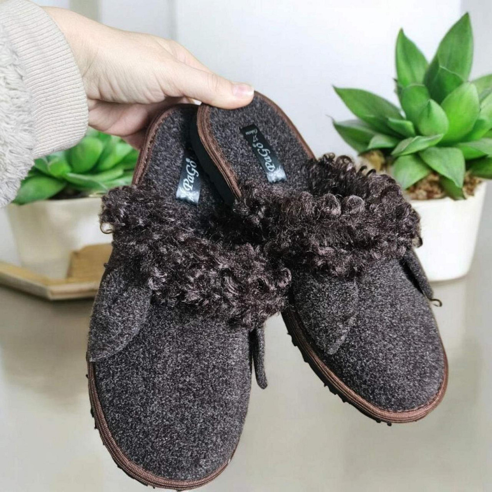 Тапочки женские домашние PaGo Горох розовый закрытый носок 41 Одесса - изображение 2