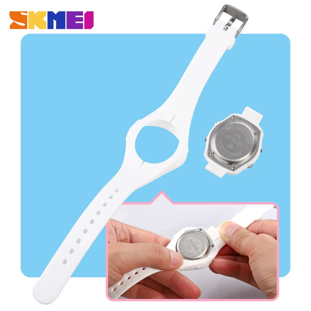 Годинник дитячий наручний Skmei 1865 kids астронавт (Білий) Вінниця - фото 9