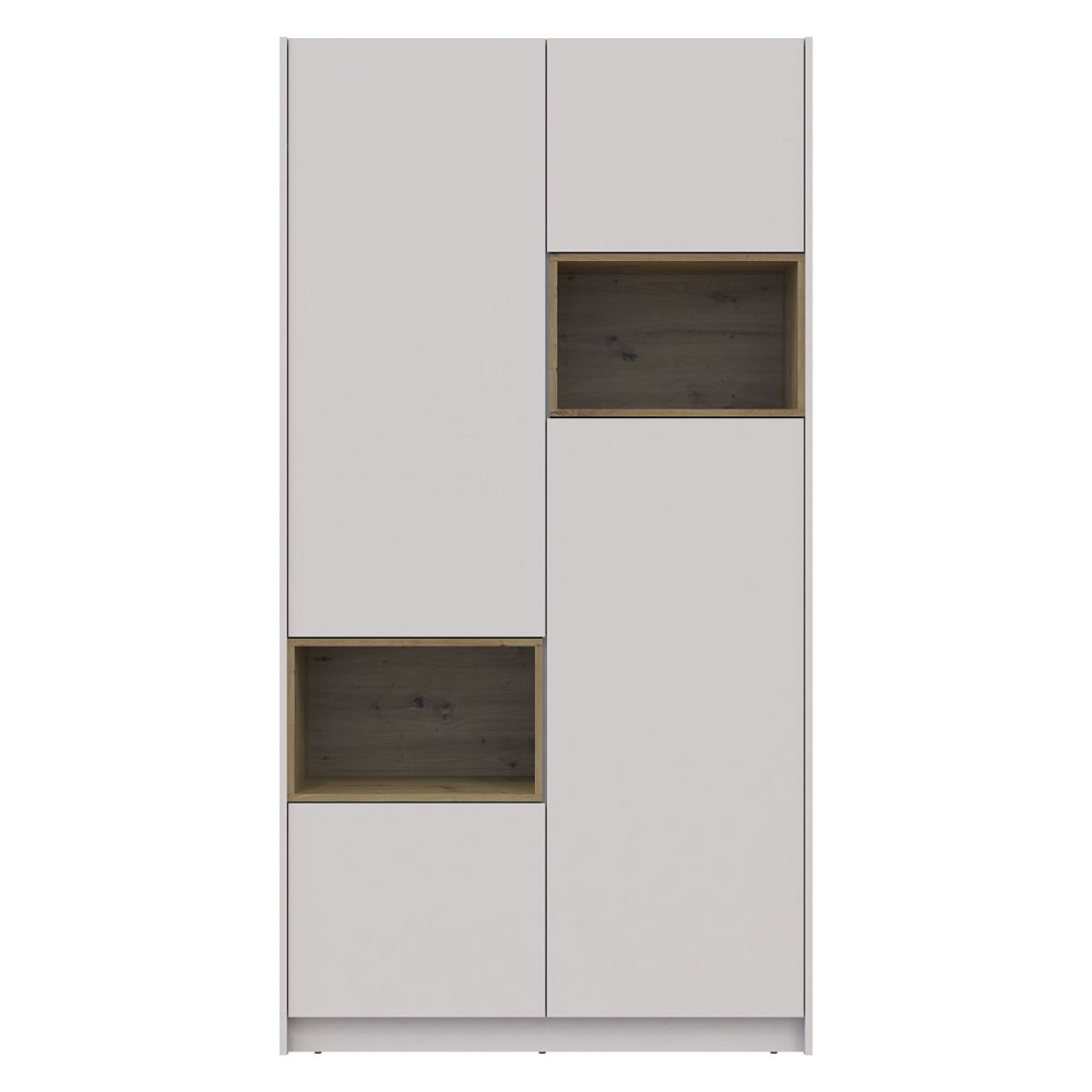 Шафа для одягу з нішою Doros Дейл 115,2х52х220 см Кашемір/Дуб артизан (DRS-011284) Дніпро - фото 1