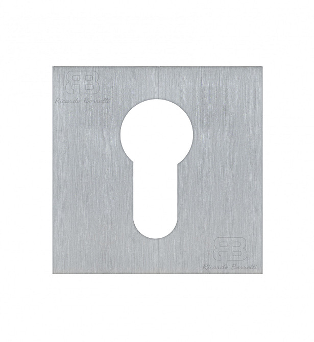 Накладки на цилиндр Ricardo Borelli модель Quatro ET 01 SB Брашированое серебро Киев - изображение 1