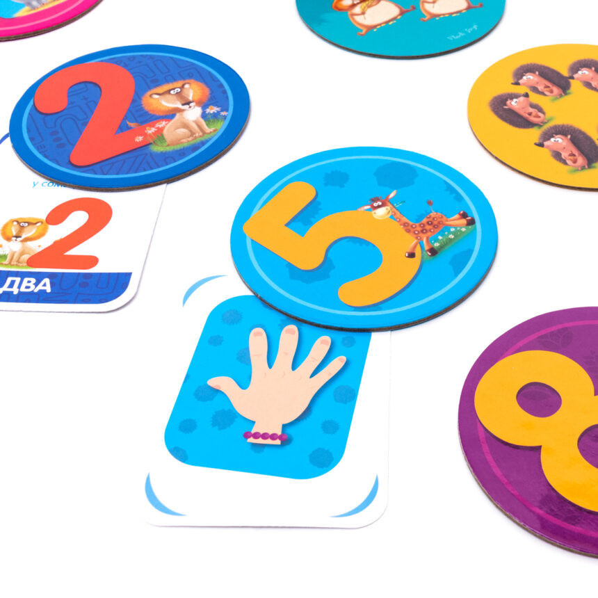 Дитяча настільна гра "Цифри, рахунок" VT2911-09 для найменших Вінниця - фото 3