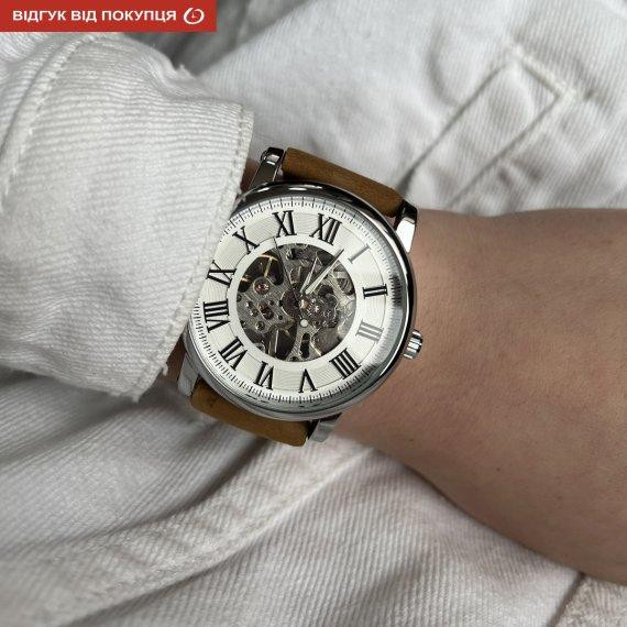 Чоловічий механічний наручний годинник Forsining Vintage Pro Вінниця - фото 10