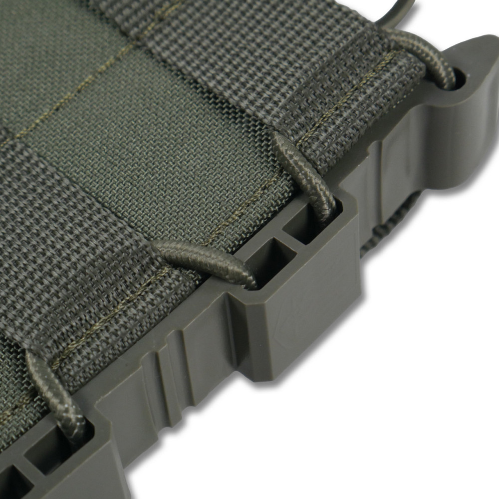 Жесткий усиленный тактический подсумок на 1 магазин Kiborg GU Single Mag Pouch Khaki. Подсумки для магазинов Киев - изображение 10