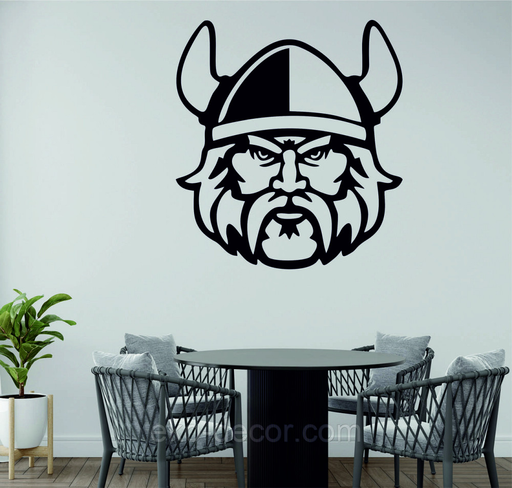 Декоративное настенное Панно «Викинг» Декор на стену 70*70 см, Черный Киев - изображение 3