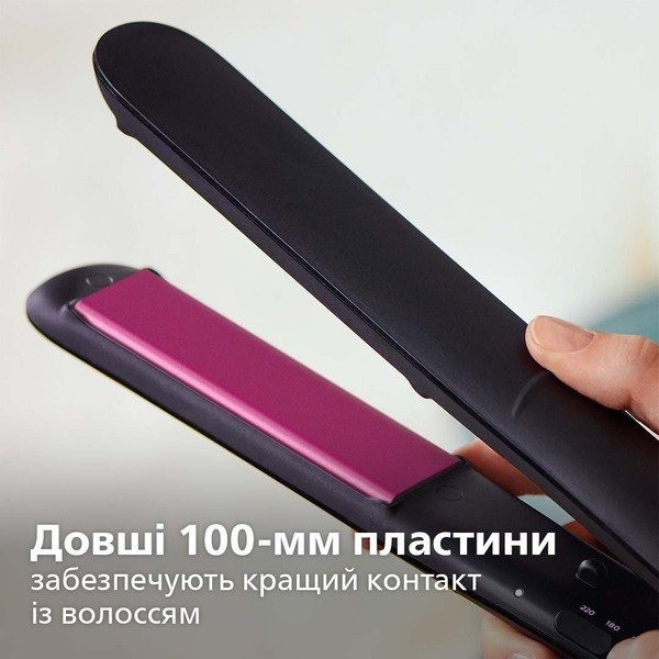 Праска (Випрямляч) для волосся Philips BHS375/00 чорний з рожевим Харьков - изображение 8