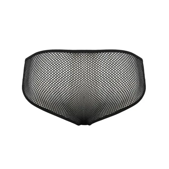 Чоловічі труси зі шнурівкою Passion 035 SLIP RICHARD L/XL Black, екошкіра, сітка Львов