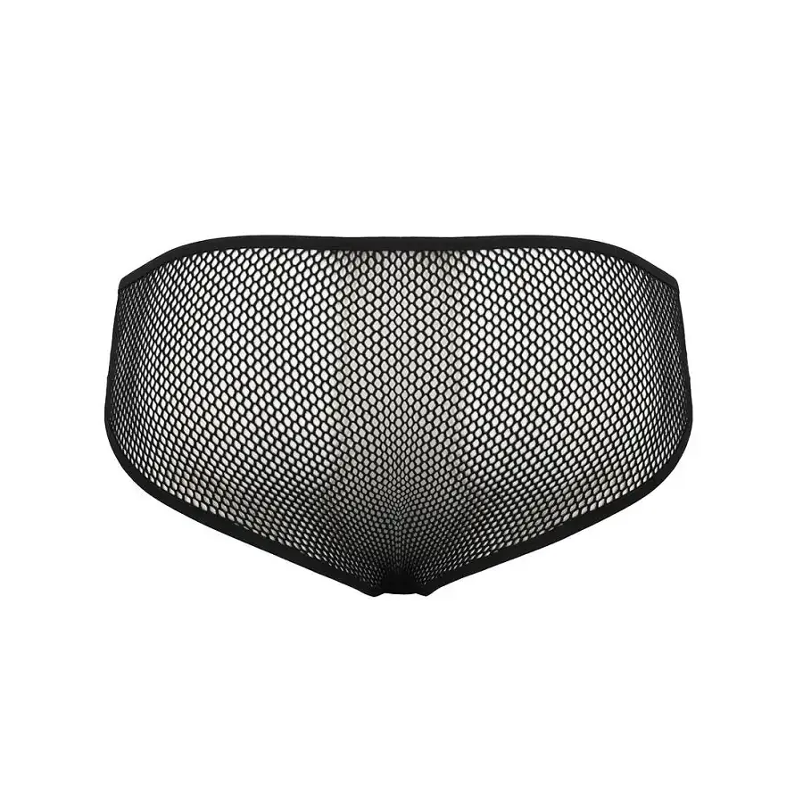 Чоловічі труси зі шнурівкою Passion 035 SLIP RICHARD L/XL Black, екошкіра, сітка Львов - изображение 6