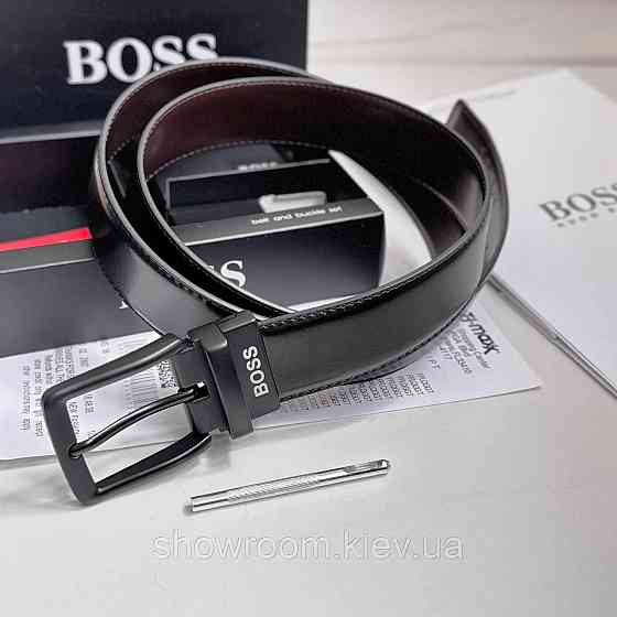 Двусторонний ремень мужской и две пряжки (203-1) Киев