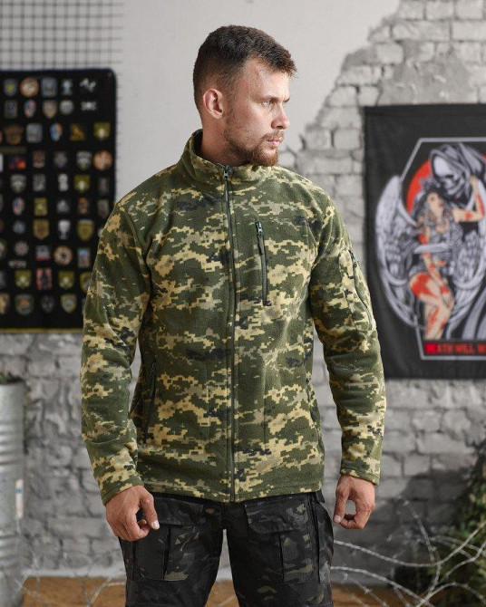 Тактична флісування tora піксель фліс для чоловіків у зсу Одеса - фото 1