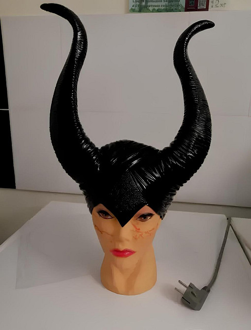Рога Малефисенты RESTEQ — головной убор для косплея и Хэллоуина в стиле культового персонажа из фильма 