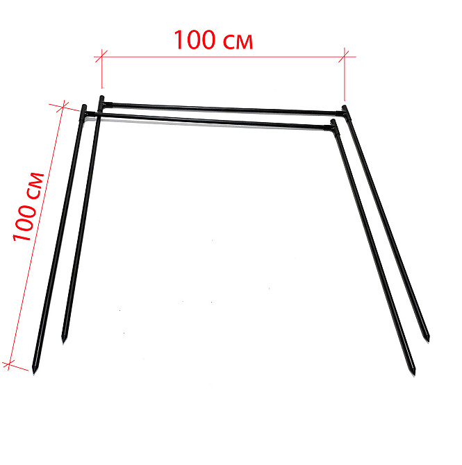 Подвійна опора сітки для рослин Botanic  Crona 1м. Модульний каркас захисту рослин від сонця H=1m Бориспіль - фото 3