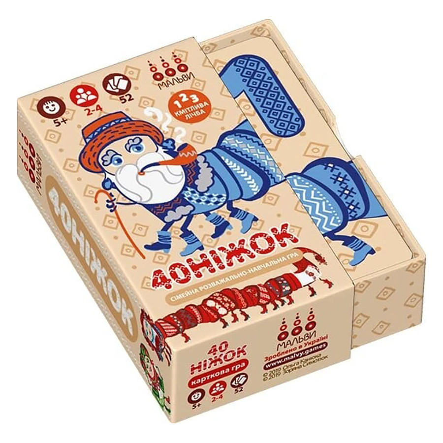 Настільна навчальна гра 40ніжок 360067, 52 карти Вінниця - фото 1