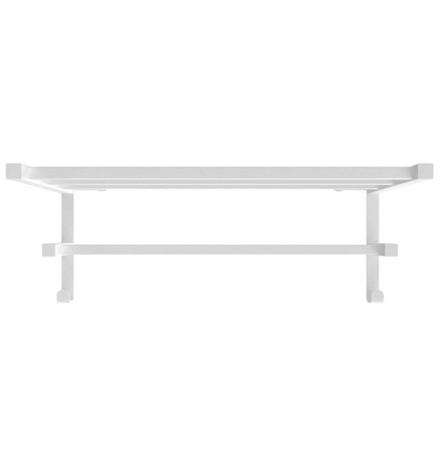 Полка для полотенец навесная профильная HF Sheffield 520x284 white mat Киев - изображение 2