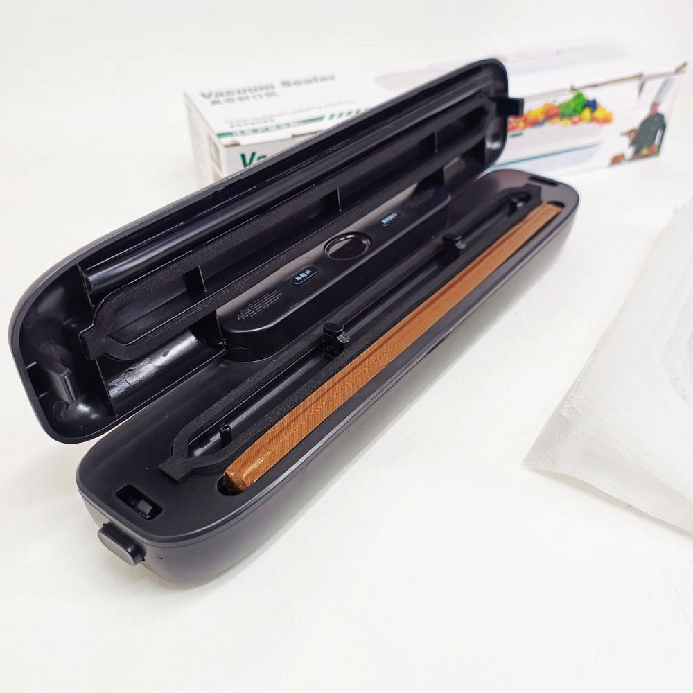 Вакуумный упаковщик автоматический с дисплеем Vacuum sealer NEW BLACK MT-62 Львов - изображение 15