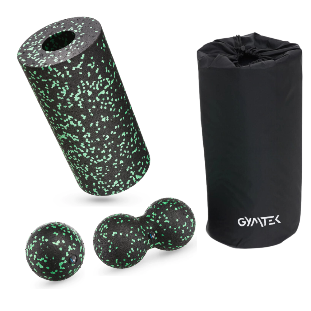 Набір масажерів Gymtek для йоги та фітнесу EPP чорно-зелений Київ - фото 10