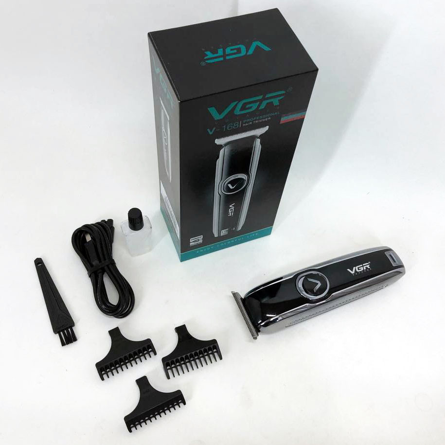 Професійна машинка для стрижки волосся, Тример з регульованою довжиною, Електронна машинка для стрижки PD-34 Львів - фото 3