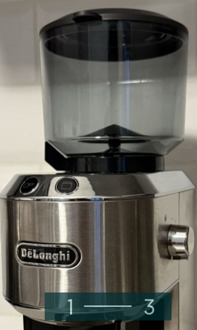 Кавомолка Delonghi Coffee Grinder KG 520 M Dedica. Київ - фото 3