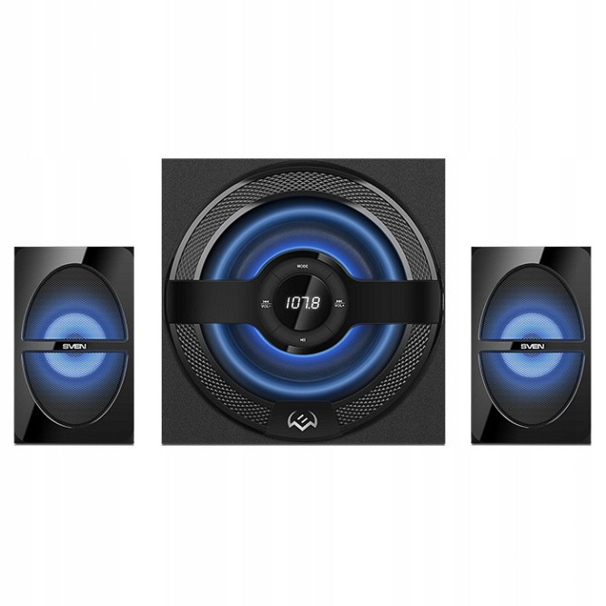 Акустична система мультимедійна Bluetooth з пультом Sven (MS-2085) (USB, SD, FM) Нововолинськ - фото 2