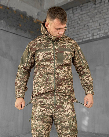 Тактичний костюм софтшел хижак ТР6452 Київ - фото 8