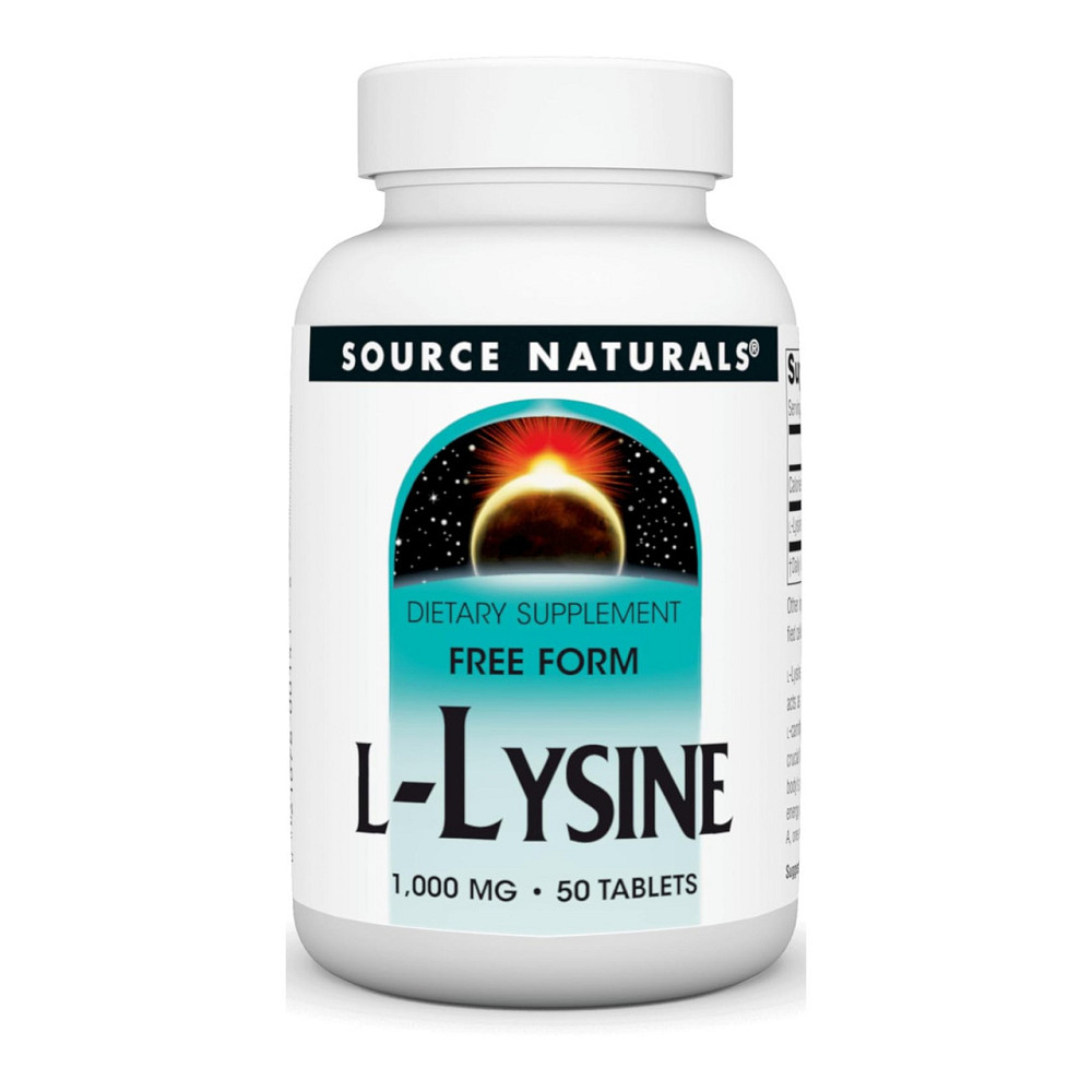 Лізин Source Naturals L-Lysine 1000mg 50 таб Київ - фото 1