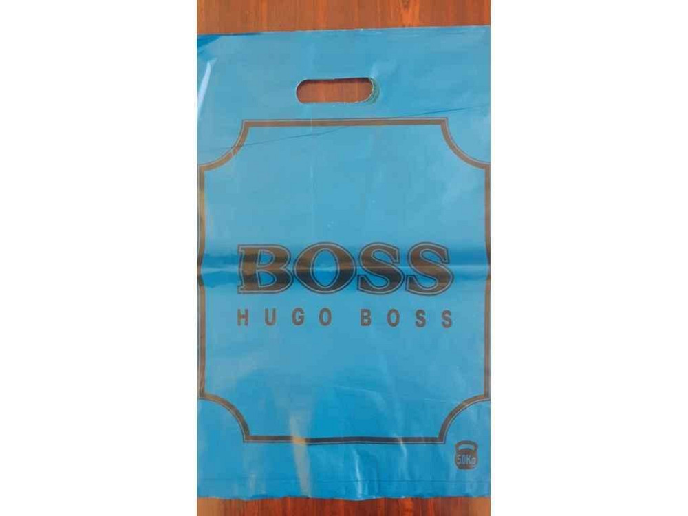 Пакет з прорізною ручкою 42мкрн Boss великий 40*50см 50шт/уп ТМ ПОЛІ-ПАК Київ - фото 1